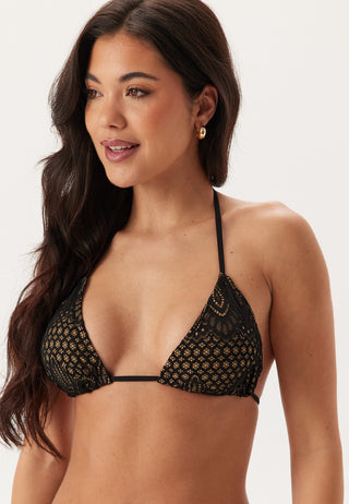 Lace Triangle Tie Top