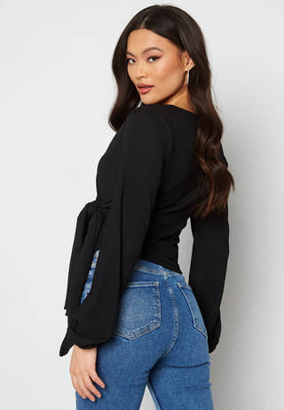 Leighton wrap top