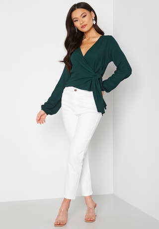 Leighton wrap top