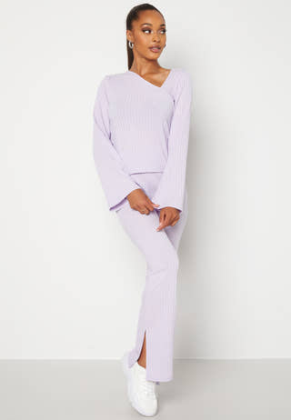 Lesley rib trousers