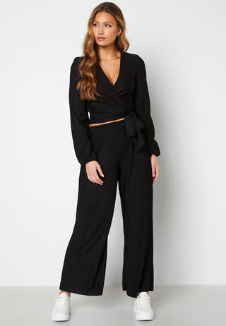 Lola pleated cropped trousers