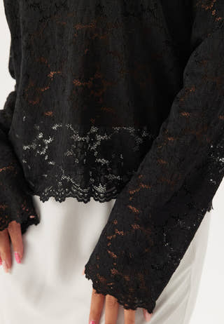 Long Sleeve Lace Top