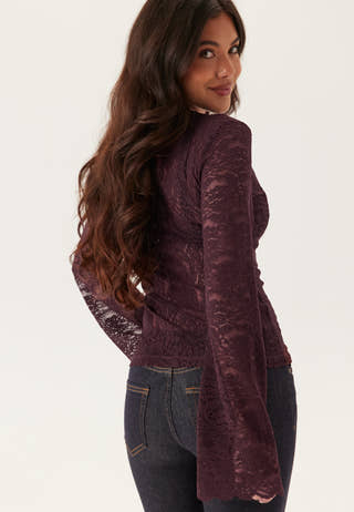 Long Sleeve Lace Top