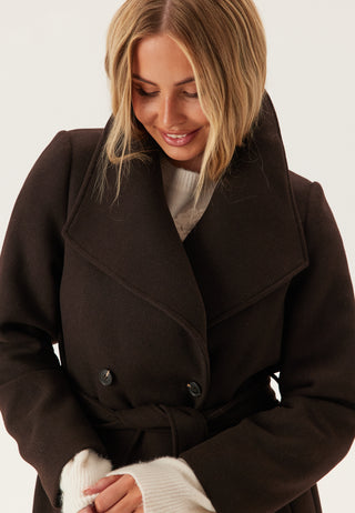 Long Wool Blend Coat