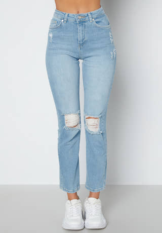 Loreena distressed high waist jeans