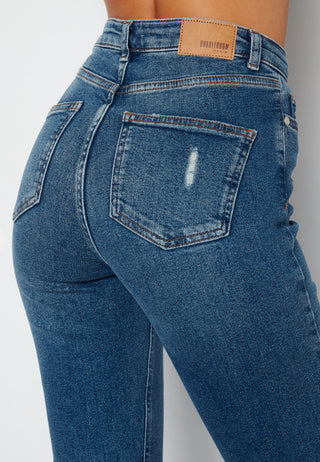 Loreena distressed high waist jeans