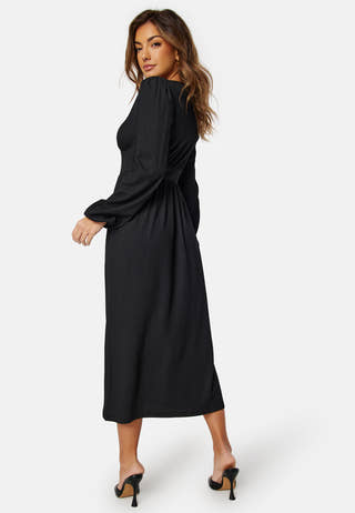 Structure Button Midi Dress