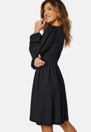 Structure Button Short Dress