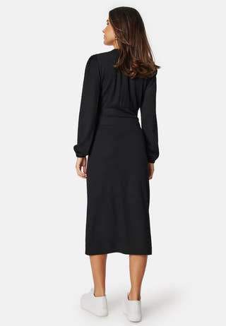 Structure Button Midi Dress