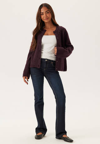 Low Bootcut Flap Jeans