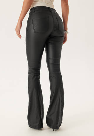 Low Waist Push-up Coated Jeans