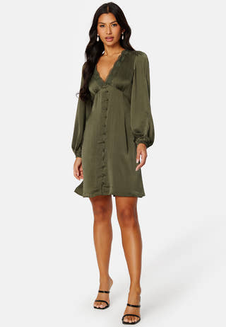 Lucinda satin dress