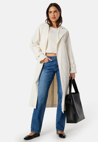 Belted Midi Trenchcoat