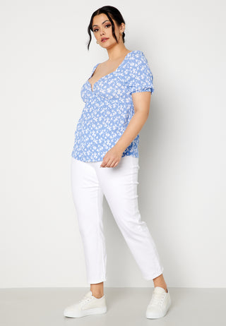 Manda puff sleeve top