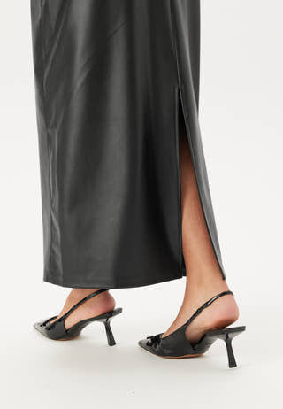 Maxi PU Skirt