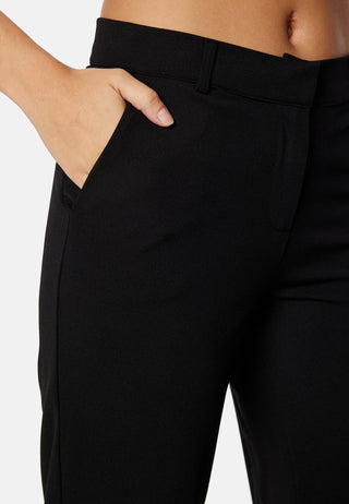 Soft Suit Straight Trousers Petite