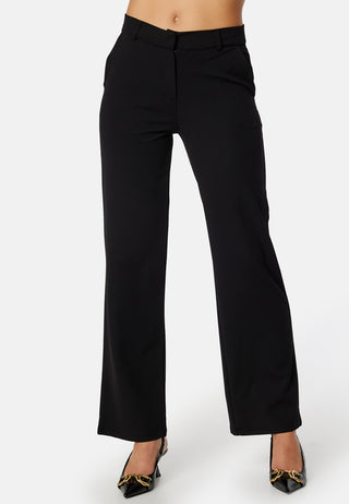 Soft Suit Straight Trousers Petite