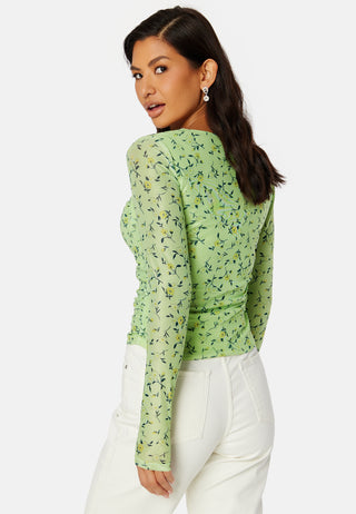 Melandra mesh bustier top