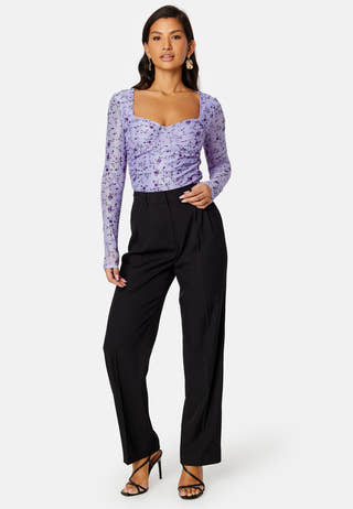 Melandra mesh bustier top