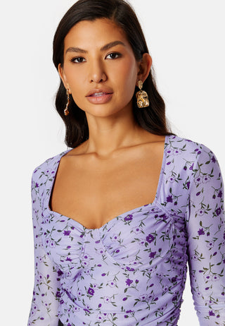 Melandra mesh bustier top