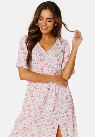 Melanie butterfly sleeve dress