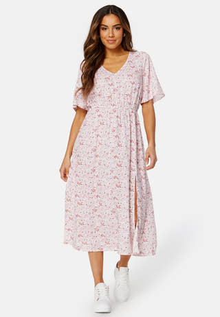 Melanie butterfly sleeve dress