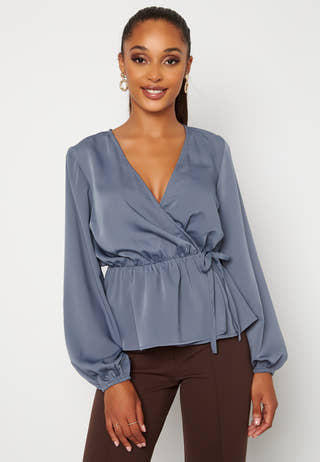 Mereen wrap blouse