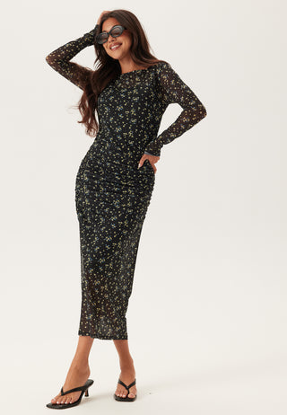 Mesh Midi Dress