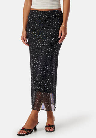 Mesh Midi Skirt