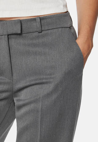 Mid Waist Suit Trousers