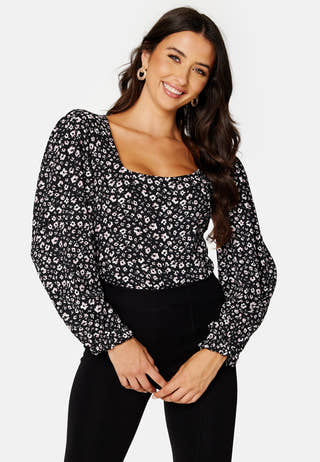 Miriam balloon sleeve top