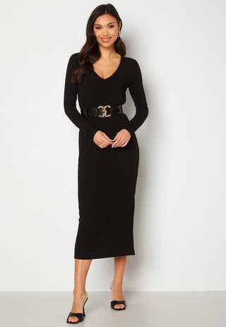 Najda deep v-neck dress