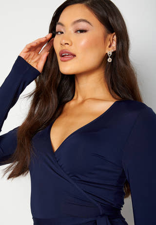 Wrap Midi Dress