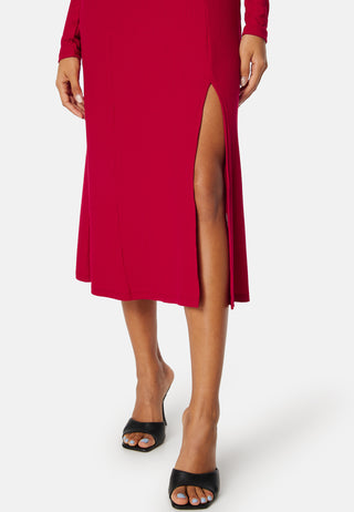 Square Neck Midi Dress
