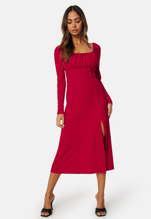 Square Neck Midi Dress