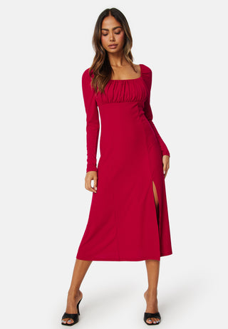 Square Neck Midi Dress