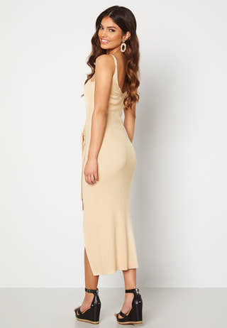 Nour fine knitted rib dress