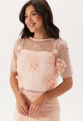 3D Floral T-shirt Blouse