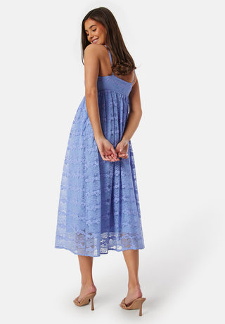 Lace Strap Midi Dress