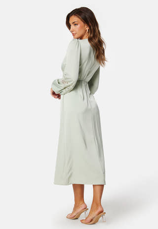Satin Midi Dress