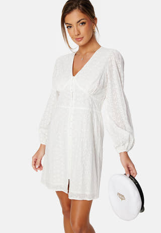Broderie Anglaise Short Dress