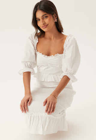 Bustier Smock Ankle Dress