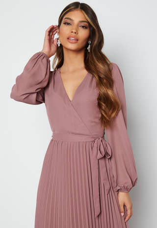 Christa Pleated Midi Dress