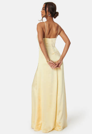 Satin Strap Gown