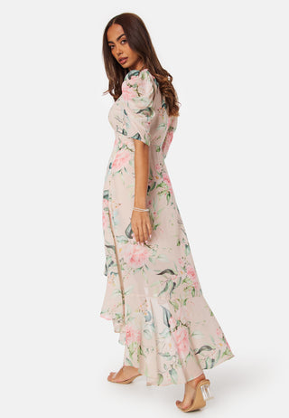 High-Low Short Sleeve Dress