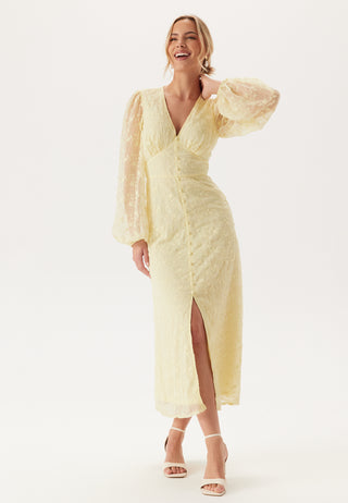 Embroidered Midi Dress