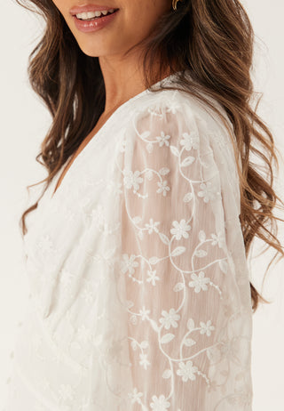 Embroidered Short Dress