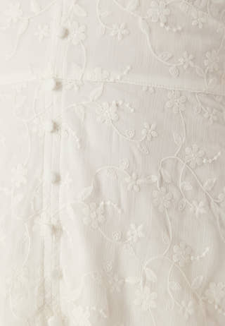 Embroidered Short Dress
