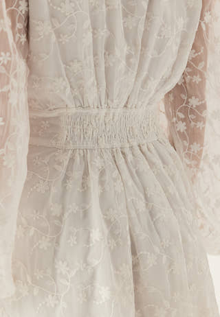 Embroidered Short Dress