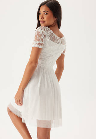 Floral V-Neck Short Dress